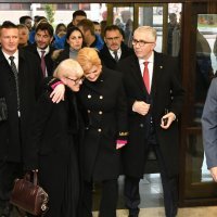 Kolinda Grabar-Kitarović na predizbornom skupu u Slavonskom Brodu