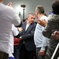 Predizborni skup Miroslava Škore u kongresnoj dvorani Hotela Neboder u Rijeci