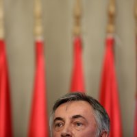 Predizborni skup Miroslava Škore u kongresnoj dvorani Hotela Neboder u Rijeci