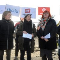 Konferencija za novinare predsjedničke kandidatkinje Katarine Peović