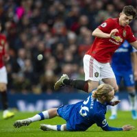 Manchester United (Daniel James) - Everton (Tom Davies)