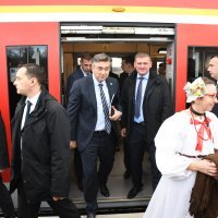 Otvorenje pruge Gradec - Sveti Ivan Žabno