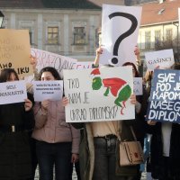 Prosvjed osječkih studenata