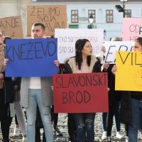 Prosvjed osječkih studenata