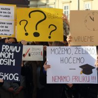 Prosvjed osječkih studenata