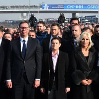 Aleksandar Vučić na otvaranju dionice autoceste "Miloš Veliki" od Surčina do Obrenovca