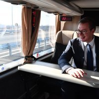 Aleksandar Vučić na otvaranju dionice autoceste "Miloš Veliki" od Surčina do Obrenovca