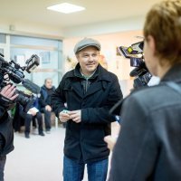 Zagreb: Predsjednički kandidat Dario Juričan glasovao na predsjedničkim izborima