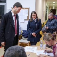 Zagreb: Predsjednički kandidat Ivan Pernar glasovao na predsjedničkim izborima