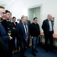 Praćenje rezultata za izbor predsjednika RH u stožeru Dejana Kovača
