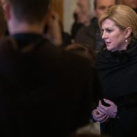 Kolinda Grabar Kitarović sa suprugom Jakovom na polnoćki