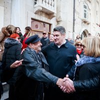 Predsjednički kandidat Zoran Milanović posjetio je Split