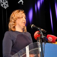 Kandidatkinja za predsjednicu Republike Hrvatske Kolinda Grabar Kitarović u Pleternici