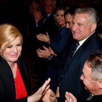 Kandidatkinja za predsjednicu Republike Hrvatske Kolinda Grabar Kitarović u Pleternici
