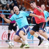 Malonogometni turnir Kutija šibica, finale veterana. KMN Meteorplast LJutomer - Senjak Hoteli