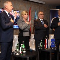 Split: Kolinda Grabar Kitarović obratila se građanima i javnosti na skupu u hotelu Cornaro