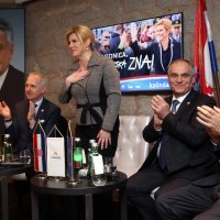 Split: Kolinda Grabar Kitarović obratila se građanima i javnosti na skupu u hotelu Cornaro