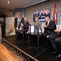 Split: Kolinda Grabar Kitarović obratila se građanima i javnosti na skupu u hotelu Cornaro