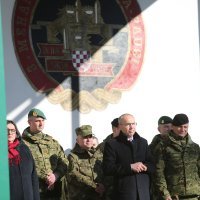 Ispraćaj hrvatskih vojnika za misiju u Litvi