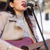 Mia Dimšić na dječjem dočeku Nove godine na Stradunu