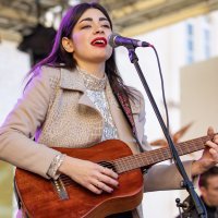 Mia Dimšić na dječjem dočeku Nove godine na Stradunu