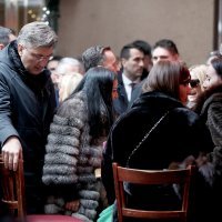 Andrej Plenković na kavi na zagrebačkoj špici