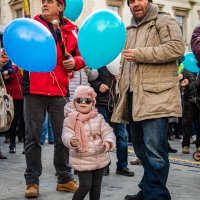 Doček Nove godine u podne s balonima u Puli