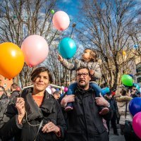 Doček Nove godine u podne s balonima u Puli