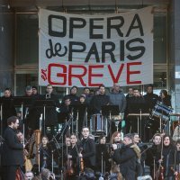 Glazbenici pariške Opera Bastille prekinuli štrajk koncertom na otvorenom