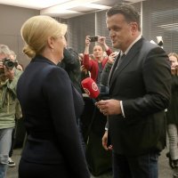 Dolazak Kolinde Grabar Kitarović na sučeljavanje