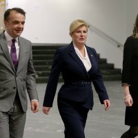 Dolazak Kolinde Grabar Kitarović na sučeljavanje