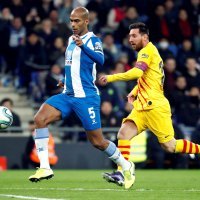 Espanyol (Naldo) - Barcelona (Leo Messi)