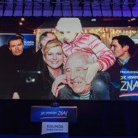 Praćenje izbornih rezultata iz stožera Kolinde Grabar Kitarović