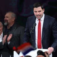Govor Davora Bernardića u izbornom stožeru Zorana Milanovića