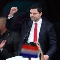 Govor Davora Bernardića u izbornom stožeru Zorana Milanovića