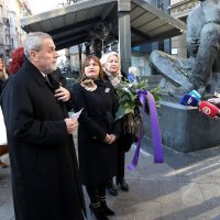 Zagreb: Bandić položio vijenac kod spomenika Nikoli Tesli u Masarykovoj