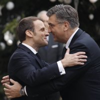 Sastanak Plenkovića i Macrona u Elizejskoj palači