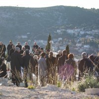 Pogreb Srđana Hrnića, bivšeg branitelja i umjetnika, sina Mila Hrnića