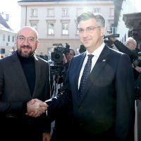 Premijer Plenković sastao se s predsjednikom Europskog vijeća Charlesom Michelom