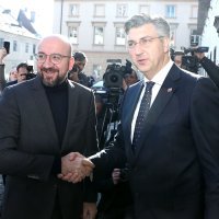 Premijer Plenković sastao se s predsjednikom Europskog vijeća Charlesom Michelom