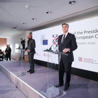 Konferencija za medije Andreja Plenkovića i Charlesa Michela
