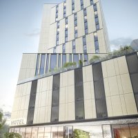 Hotel koji bi se treba graditi na Savskoj cesti u Zagrebu