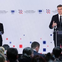 Izjave za medije predsjednika Vlade Andreja Plenkovića i predsjednice Europske komisije Ursule von der Leyen.