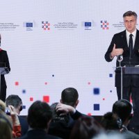 Izjave za medije predsjednika Vlade Andreja Plenkovića i predsjednice Europske komisije Ursule von der Leyen.