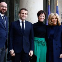 Brigitte Macron i Amelie Derbaudrenghien