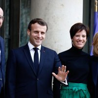 Brigitte Macron i Amelie Derbaudrenghien