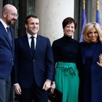 Brigitte Macron i Amelie Derbaudrenghien