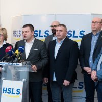 Konferencija za novinare HSLS-a o imenovanju izbornoga stožera za parlamentarne izbore
