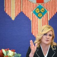 Sastanak predsjednice Kolinde Grabar-Kitarović sa stranim novinarima