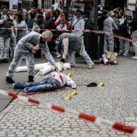 Prosvjed forenzičara u Lyonu